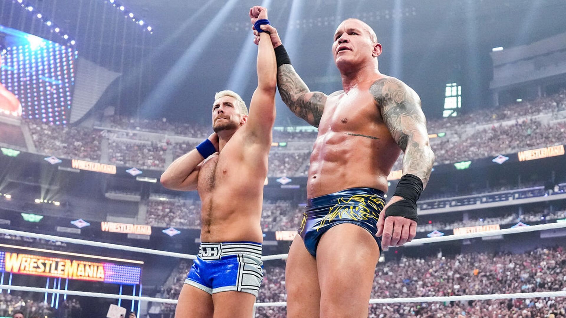 Randy Orton and Joe Hendry after the match [Image: WWE.com]