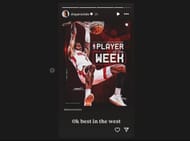 Draya Michele shows her support for her boyfriend Jalen Green winning the Western Conference Player of the Week.