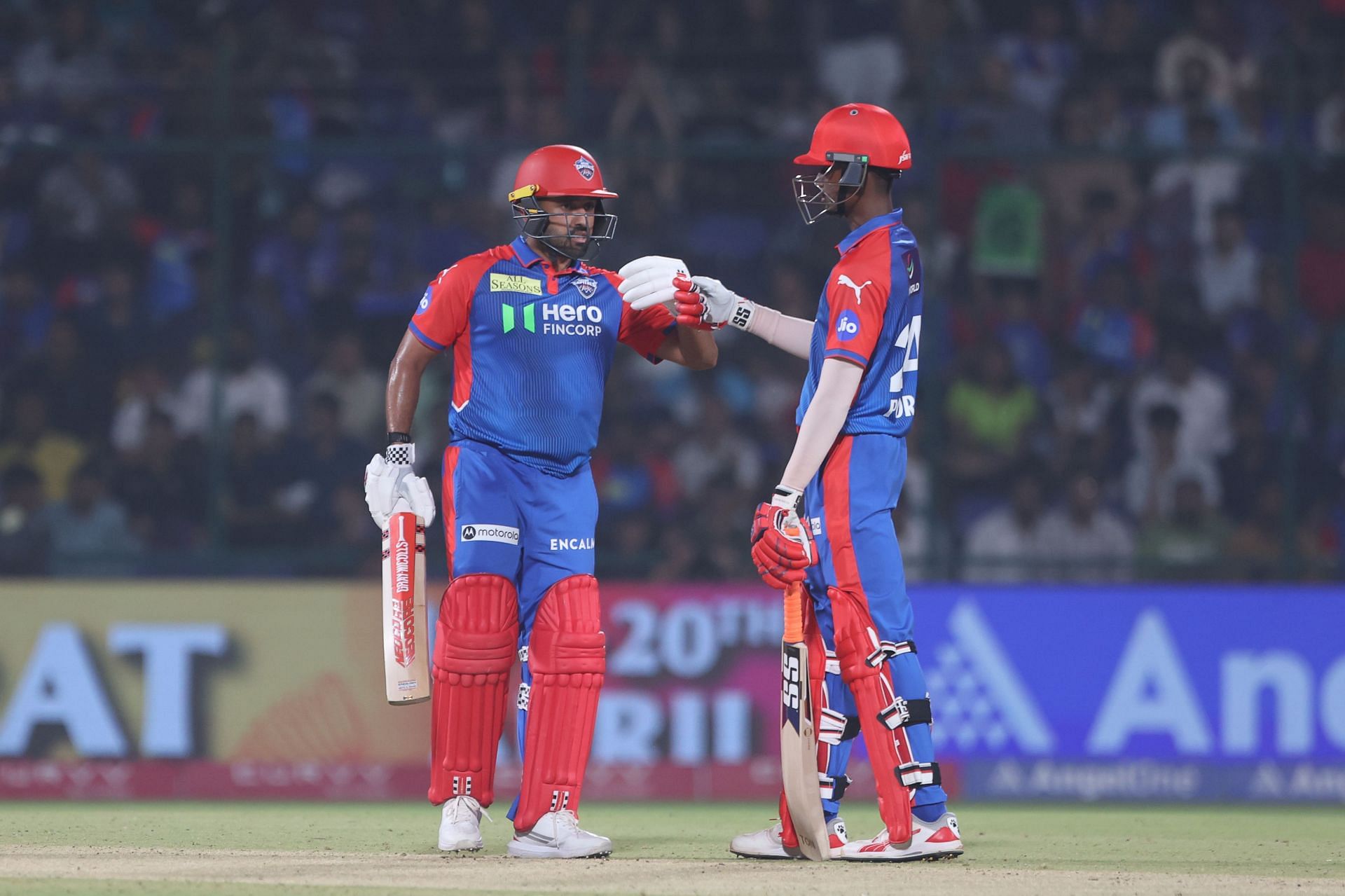 Karun Nair and Abishek Porel have opened for DC in their last two games in IPL 2025. [P/C: Getty]
