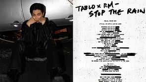 "We are in for an emotional ride" — Fans react as Epik High's Tablo and BTS' RM release new lyrics teaser of 'Stop The Rain'
