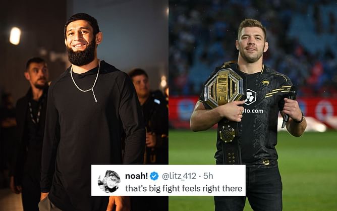 Khamzat Chimaev seemingly finds a new opponent amid rumoured Dricus du Plessis injury, fans react: "Who the fook is that guy!!"