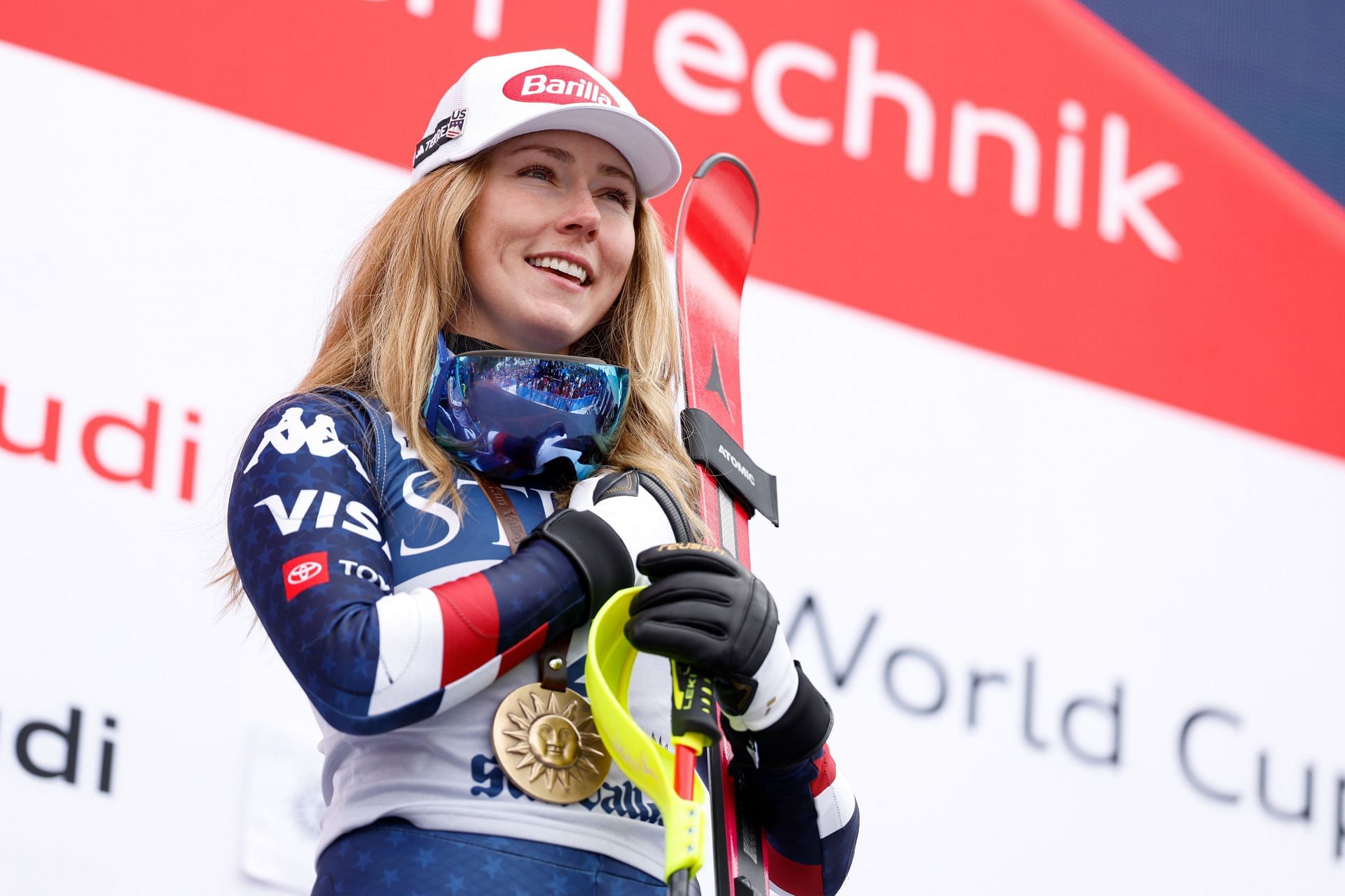 Mikaela Shiffrin during FIS Alpine Ski World Cup - Source: Getty