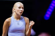 Anastasia Potapova at the Porsche Tennis Grand Prix 2025. (Photo: Getty)