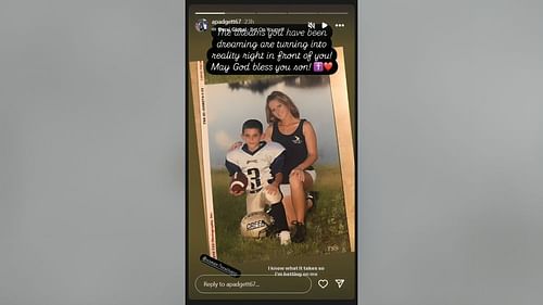 Xavier Restrepo's mother Ashley pens emotional message to him ahead of 2025 NFL draft (Image Credit: Ashley/IG)