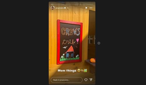 Jena Sims' story - Source: via @jenamsims on Instagram
