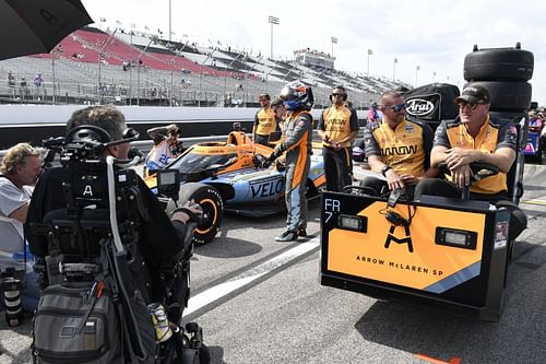 Sam Schmidt with Arrow McLaren SP at the Bommarito Automotive Group 500 - Source: Getty