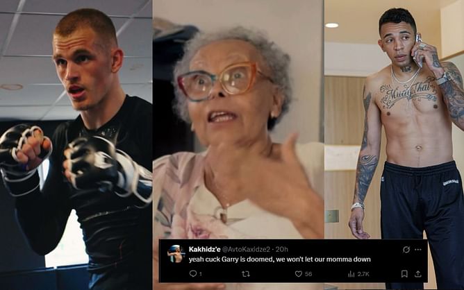 "Round 2 knockout" - Fans react as Carlos Prates' mother demands KO win over Ian Garry