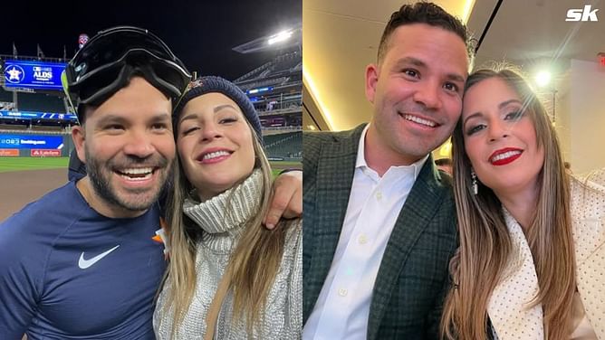 Jose Altuve's wife Nina reacts to Astros star's home run blast vs. Mariners
