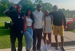 Deion Sanders' daughter Shelomi, ex-wife Pilar all smiles as Shedeur Sanders finds NFL home
