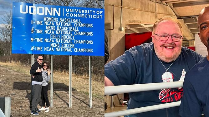 Dan Hurley's wife, Andrea, reveals UConn superfan Big Red's importance to Huskies' title runs