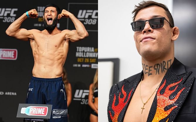Caio Borralho shares honest reaction to viral clip of Khamzat Chimaev choking him in training: "I have no ego"