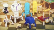 The Hotelier robots as seen in the Apocalypse Hotel anime (Image via CygamesPictures)