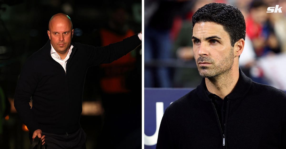 L to R: Arne Slot and Mikel Arteta (All images sourced from Getty)