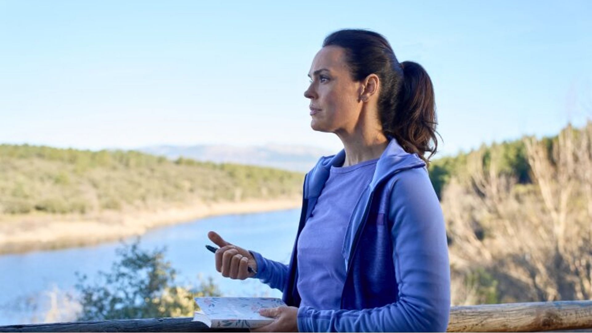 A still of Monica from Journey to You (Image via Hallmark)