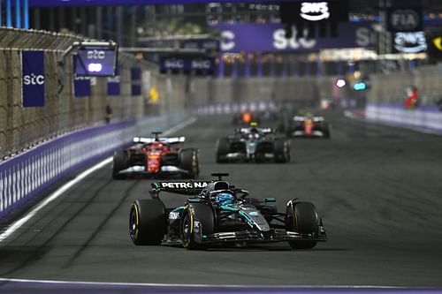 Mercedes driver George Russell during the F1 Grand Prix of Saudi Arabia - Source: Getty