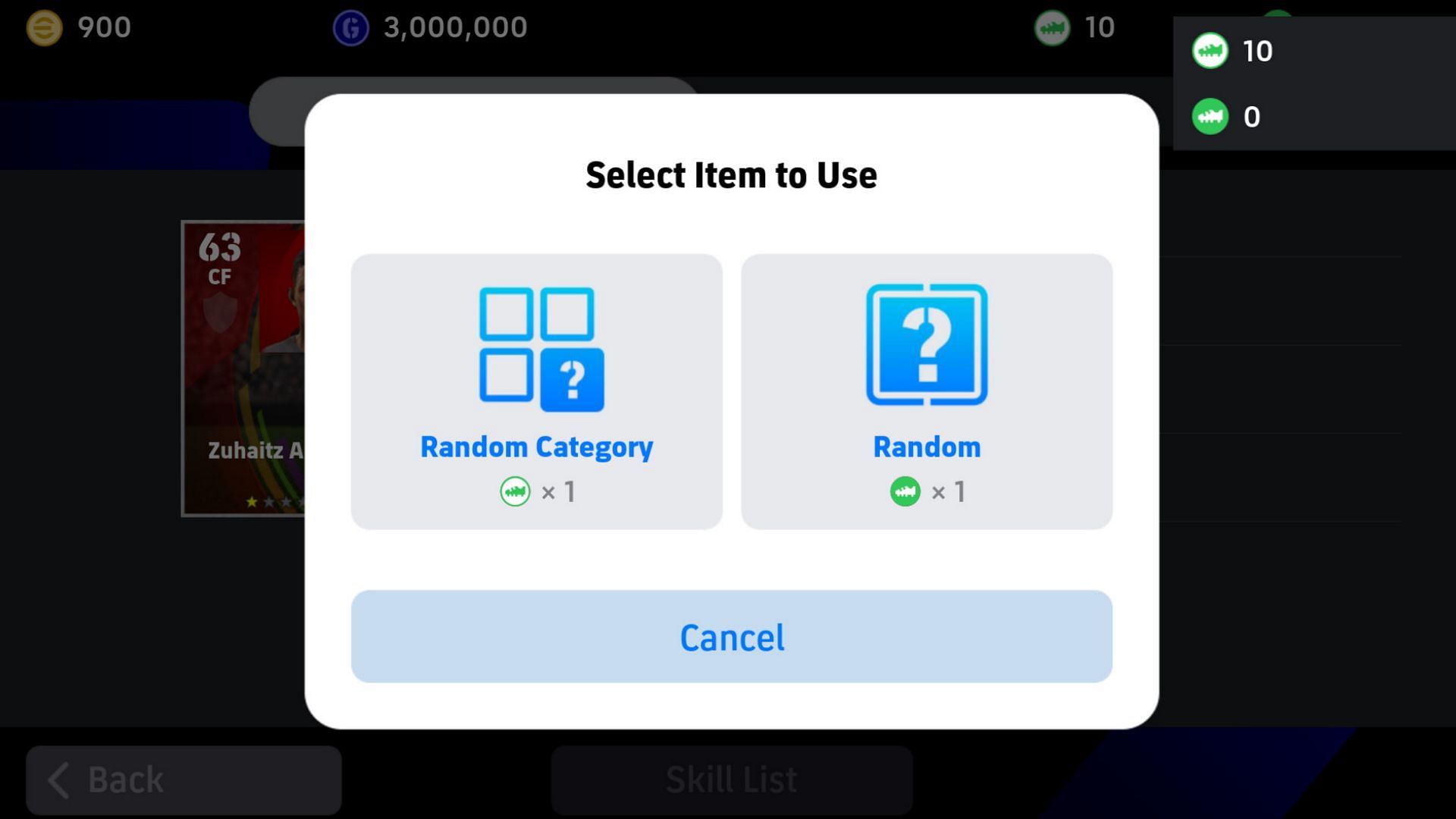 New Skill Training Program in eFootball version 4.4.0 update (Image via Konami)