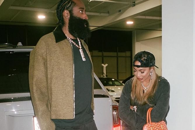 James Harden's girlfriend Paije Speights shows love to Clippers star rocking chic hoodie as she goes through rollercoaster of emotions in Game 4