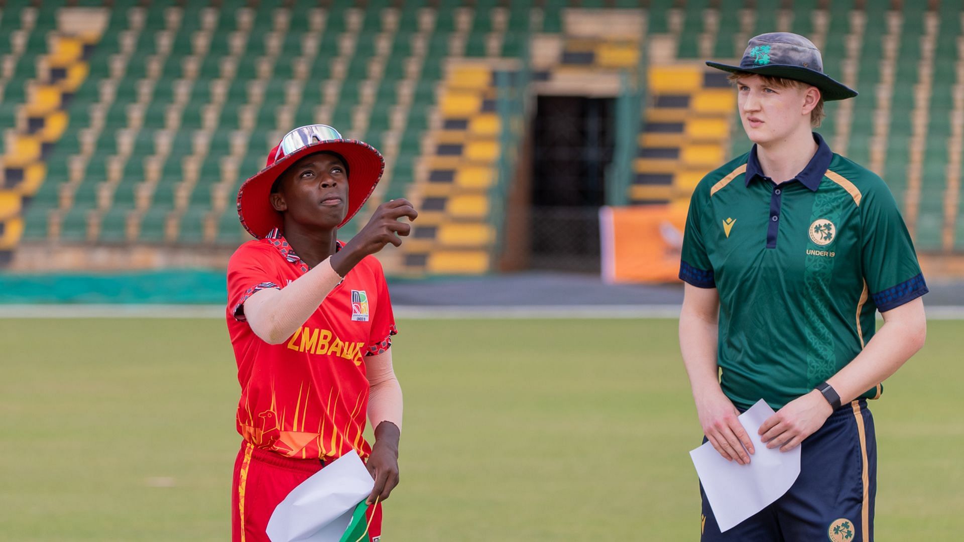 Ireland U19 side is on a tour to Zimbabwe (Image by @ZimCricketv on X)