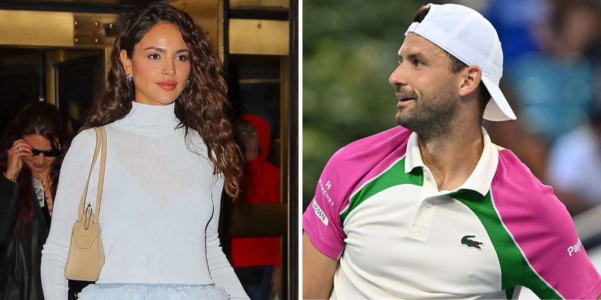Eiza Gonzalez (L), Grigor Dimitrov (R) - Image Source: Getty