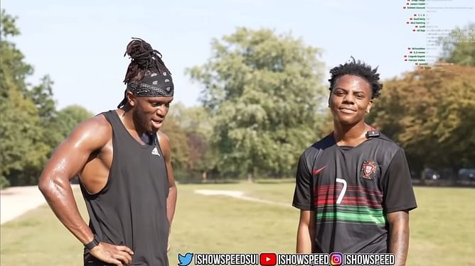 "Speed is everywhere!": Fans react as IShowSpeed and KSI feature in teaser for upcoming fight between Eubank Jr. and Benn