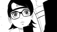 Sarada Uchiha as seen in the manga (Image via Shueisha)
