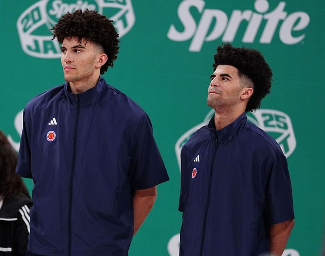 "Best Duo Ever": Carlos Boozer lauds his twin sons Cayden and Cameron Boozer as they conclude an astonishing HS career