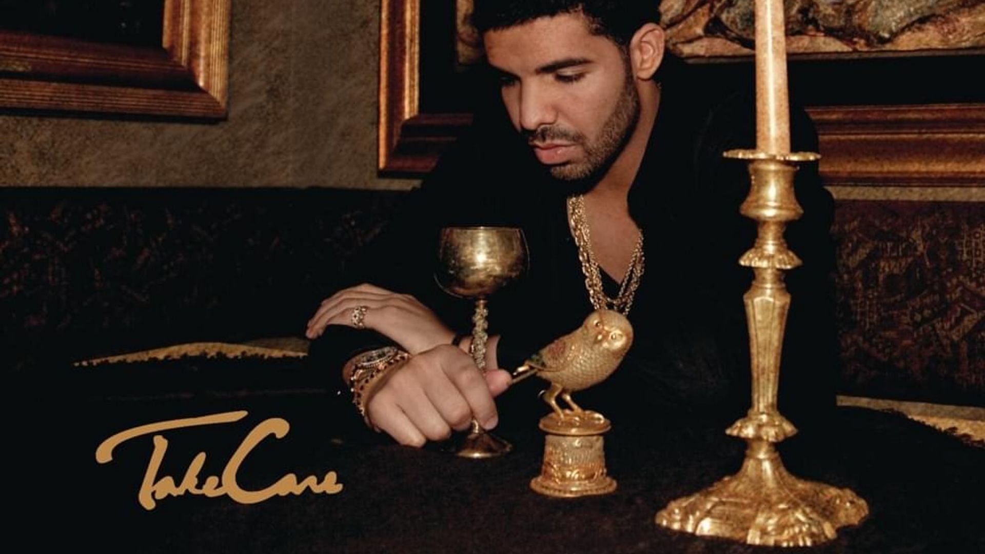 The official cover art for Drake's sophomore studio album 'Take Care' (Image via Spotify)