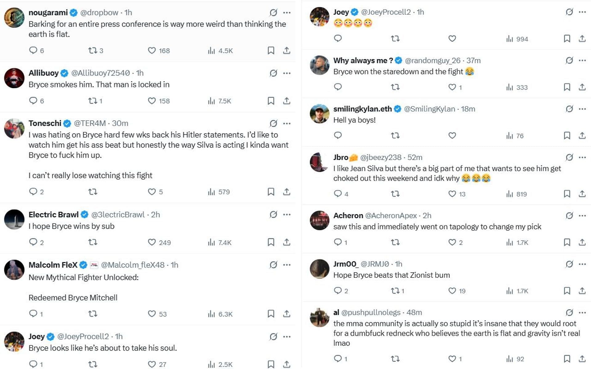 Fan comments. [Screenshots courtesy: @Home_of_Fight on X]