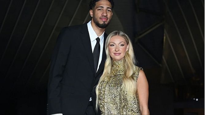 Tyrese Haliburton's GF Jade Jones hypes Pacers stars all black outfit as he steps in for playoff series closeout vs Bucks