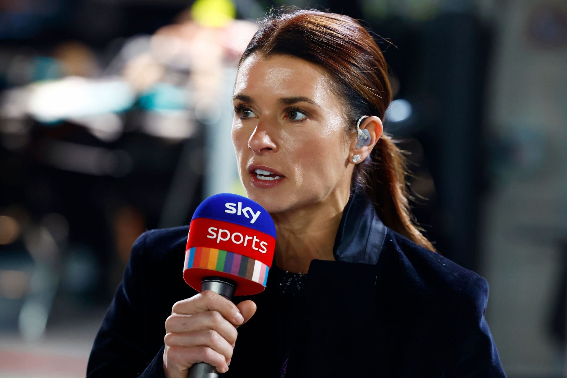 Danica Patrick during the 2024 F1 Las Vegas Grand Prix - Source: Getty