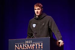 "Not the trophy he wanted" "No clutch gene": Fans react as Cooper Flagg wins Naismith Player of the Year award hours after devastating loss to Houston