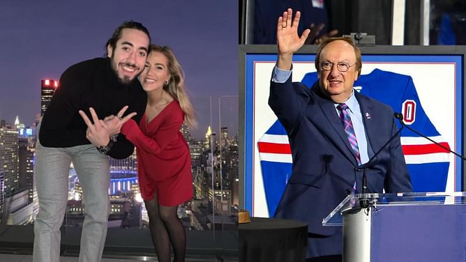 Mika Zibanejad's wife Irma pens 4-word reaction to Sam Rosen's final call after 40 year tenure with the Rangers