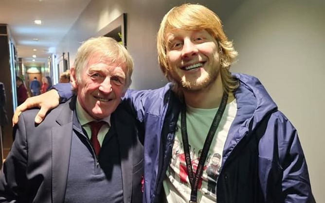 Paddy Pimblett meets Liverpool royalty as Sir Kenny Dalglish wishes him good luck ahead of next UFC fight
