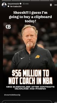 Via Dwyane Wade's IG