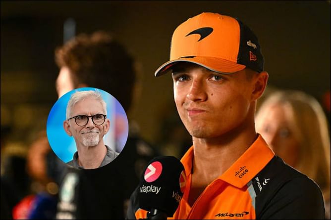 Damon Hill drops 2-word reaction to Lando Norris talking about his qualifying crash