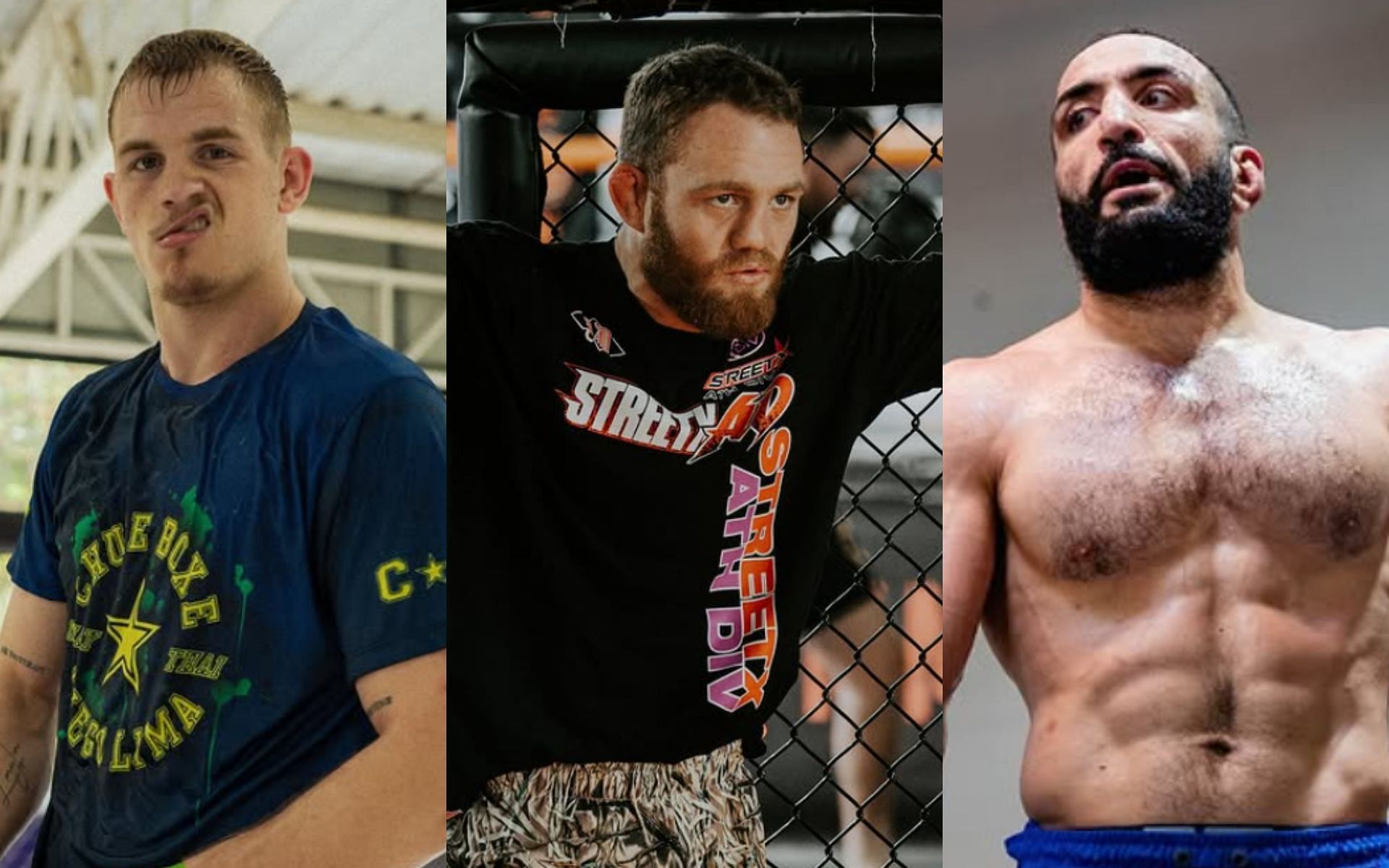 Ian Garry (left) was &quot;seething&quot; after the UFC gave Jack Della Maddalena (center) title shot against Belal Muhammad (right). [Images courtesy: @iangarry, @jackdellamaddalena and @bullyb170 on Instagram]