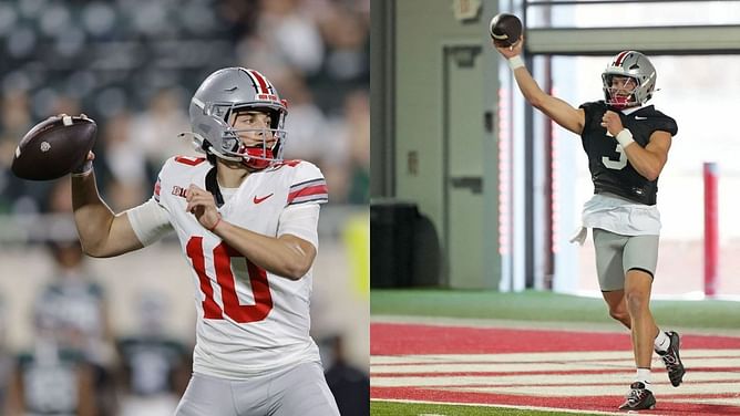 Ryan Day throws down the gauntlet to Julian Sayin & Lincoln Kienholz as starting QB battle intensifies at Ohio State
