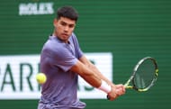 Carlos Alcaraz at the Monte-Carlo Masters 2025. (Photo: Getty)