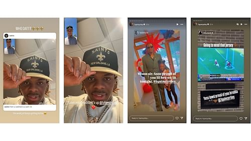 New Orleans WR Quincy Riley IG story