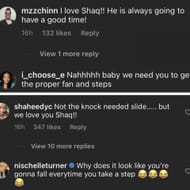 Fans react to Shaquille O'Neal's goofy dance video on IG. Image via @shaq