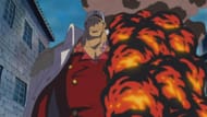 Akainu as seen in anime (Image via Toei Animation)