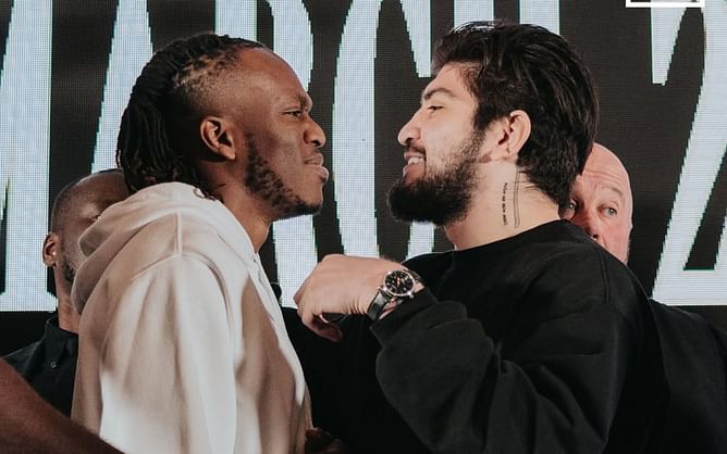 Dillon Danis questions KSI's high-energy celebration of Arsenal's recent win over Real Madrid after his withdrawal from their fight due to injury