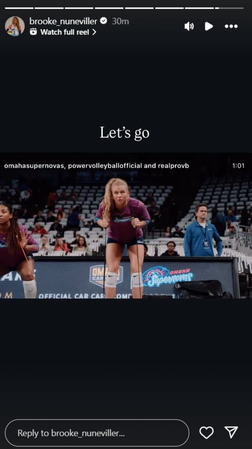 Omaha Supernovas star Brooke Nuneviller shares 2word reaction after