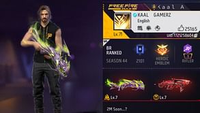 Kaal Gamerz की Free Fire MAX ID, स्टैट्स और अन्य जानकारी