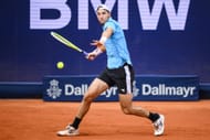 Struff in action at the BMW Open in Munich. Source: Getty