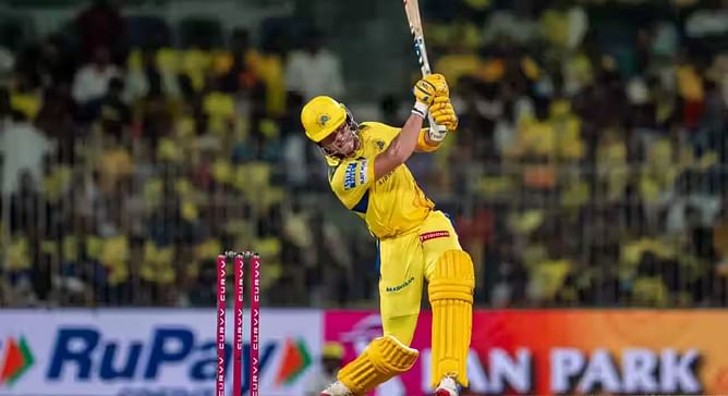 Dewald Brevis smashes 3 sixes off Kamindu Mendis in an over on his Super Kings debut during CSK vs SRH IPL 2025 clash [Watch]
