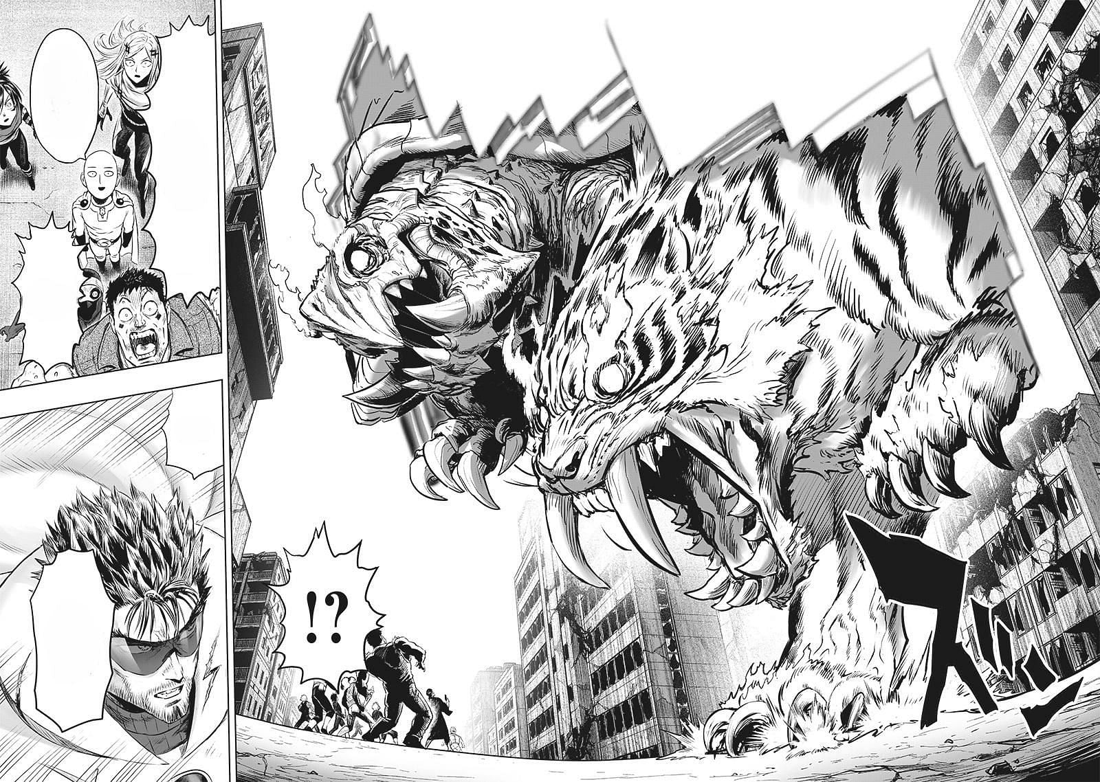 The monsters emerging from the sky (Image via Shueisha)