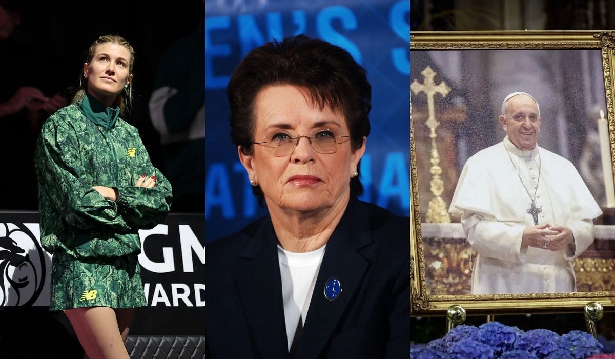 Eugenie Bouchard,, Billie Jean King, and others mourn for Pope Francis&rsquo; death - Source: Getty