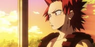 Eijiro Kirishima as seen in anime (Image via Bones)