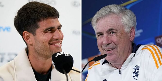 Carlos Alcaraz responds after getting special shoutout from Real Madrid manager Carlo Ancelotti